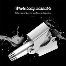 Load image into Gallery viewer, Safe Touch Stainless Steel Nose Hair Trimmer
