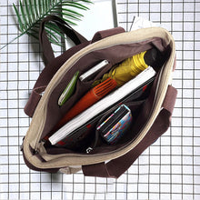 Load image into Gallery viewer, Large Capacity Cat Printing Canvas Shoulder Bag
