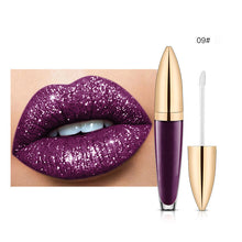 Load image into Gallery viewer, Diamond Lip Gloss Matte To Glitter Liquid Lipstick Waterproof
