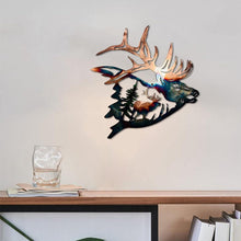 Load image into Gallery viewer, Rustic Style Wild Animals Metal Wall Decoration Art
