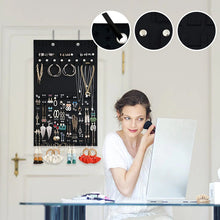 Load image into Gallery viewer, Felt Hanging Jewelry Organizer
