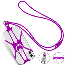Load image into Gallery viewer, Universal Silicone Lanyard Phone Holder
