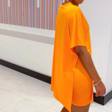 Load image into Gallery viewer, V-neck Batwing Sleeve Top &amp; Short Set
