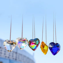 Load image into Gallery viewer, Hanging Heart Suncatcher Prism Crafts
