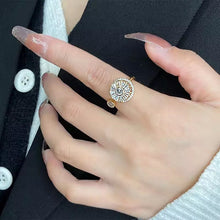 Load image into Gallery viewer, Delicate Luxurious Round Zircon Ring
