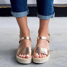 Load image into Gallery viewer, Women&#39;s Espadrilles Platform Sandal
