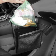 Load image into Gallery viewer, Waterproof Car Leather Trash Can
