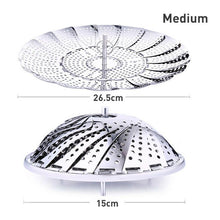 Load image into Gallery viewer, Stainless Steel Telescopic Steamer
