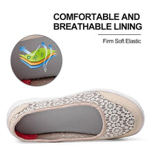 Load image into Gallery viewer, Women&#39;s Lace Screen Breathable Net Flat Shoes
