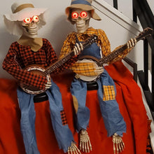 Load image into Gallery viewer, Funny Animated Dueling Banjo Skeletons
