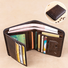 Load image into Gallery viewer, RFID Tri-Fold Retro Wallet
