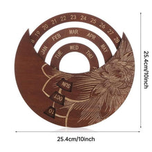 Load image into Gallery viewer, Wooden Wall Mounted Moon Calendar
