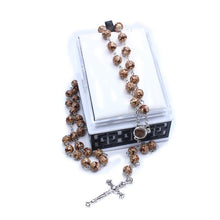 Load image into Gallery viewer, Handmade Blue Onyx Rosary Beads

