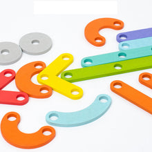 Load image into Gallery viewer, 🌈💐Montessori Pegboard Puzzle💐
