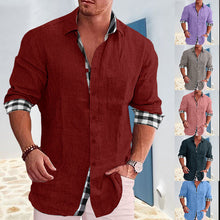 Load image into Gallery viewer, Gentleman Paneled Casual Buttons Pocket Blouse
