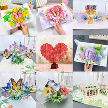 Load image into Gallery viewer, 3D Handmade Flower Greeting Card
