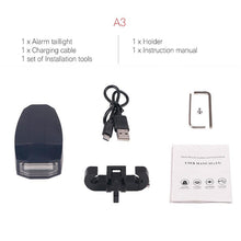 Load image into Gallery viewer, Bicycle Rear Light Remote Control Alarm Lock
