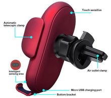 Load image into Gallery viewer, Smart Wireless Auto-Sensing Car Phone Holder Charger
