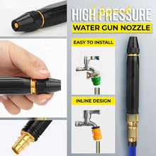 Load image into Gallery viewer, Adjustable Metal Nozzle Garden Hose Sprinkler
