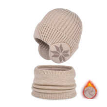 Load image into Gallery viewer, Children's Winter Fleece Scarf Suit
