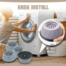 Load image into Gallery viewer, Non-Vibration Rubber Washing Machine Feet-4PS
