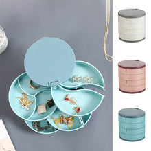 Load image into Gallery viewer, 4 Layers Rotatable Jewelry Storage Box
