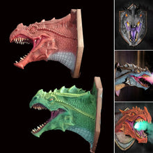 Load image into Gallery viewer, Wall Fantasy Dragon Head Wall Decor

