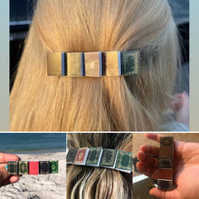 Load image into Gallery viewer, 📗📕📔📙Miniature book hair clip barrette
