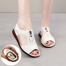 Load image into Gallery viewer, Solid Color Soft Sole Summer Sandals
