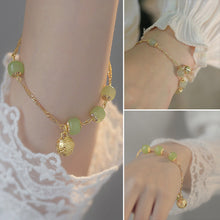 Load image into Gallery viewer, Hetian Jade Bell Bracelet
