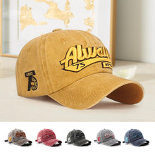 Load image into Gallery viewer, Alphabet Embroidered Peaked Cap
