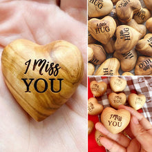 Load image into Gallery viewer, Little Pocket Hug Wooden Heart Token
