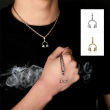 Load image into Gallery viewer, Earphone Pendant Necklace
