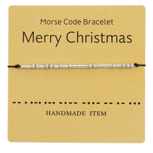 Load image into Gallery viewer, Morse Code Couple Bracelet
