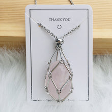 Load image into Gallery viewer, Crystal Stone Holder Necklace

