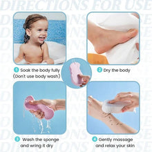 Load image into Gallery viewer, Super Soft Exfoliating Bath Sponge
