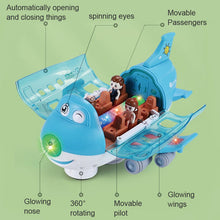 Load image into Gallery viewer, 360° Rotatable Electric Airplane Toy

