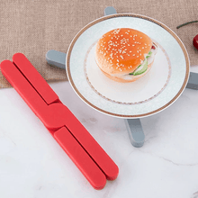 Load image into Gallery viewer, Collapsible Cross Design Silicone Trivets Hot Pad Pot Holder
