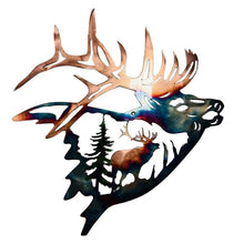 Load image into Gallery viewer, Rustic Style Wild Animals Metal Wall Decoration Art
