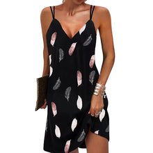 Load image into Gallery viewer, Elegant V-Neck Dual Straps Mini Dress
