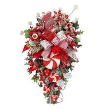Load image into Gallery viewer, Candy Cane Wreath - Christmas Decoration
