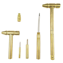 Load image into Gallery viewer, 6 in1 Micro Mini Multifunction Copper Hammer
