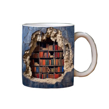 Load image into Gallery viewer, 3D Bookshelf Mug
