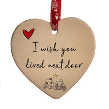 Load image into Gallery viewer, Ceramic Heart Hanging Ornament
