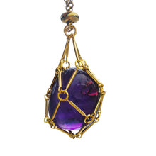 Load image into Gallery viewer, Crystal Stone Holder Necklace
