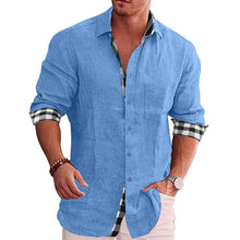 Load image into Gallery viewer, Gentleman Paneled Casual Buttons Pocket Blouse
