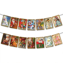 Load image into Gallery viewer, Vintage Style Christmas Banner
