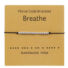 Load image into Gallery viewer, Morse Code Couple Bracelet
