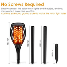 Load image into Gallery viewer, LED Solar Path Torch Light Dancing Flame
