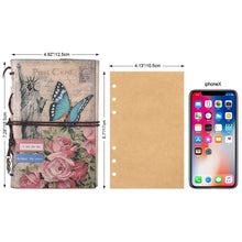 Load image into Gallery viewer, Vintage PU Leather Blank Kraft Bullet Journal
